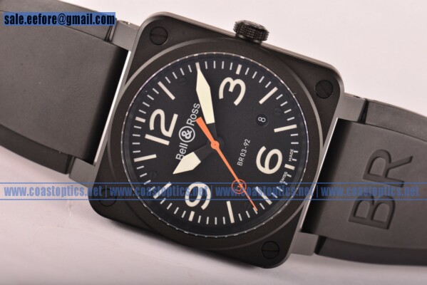 Bell&Ross Perfect Replica BR 03-92 Ltd Limited Edition Watch PVD - Click Image to Close